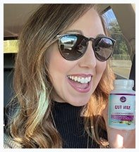 Customer sharing positive experience with Gut Vita digestive support
